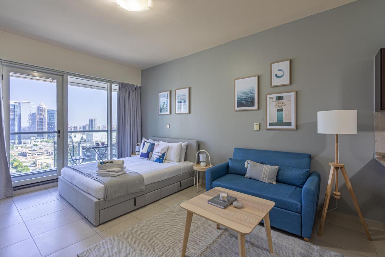 Higuests - Modern Studio With Incredible City Skyline View Дубай Екстериор снимка